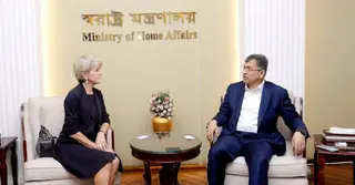 স্বরাষ্ট্রমন্ত্রীর সঙ্গে মিয়ানমার বিষয়ক জাতিসংঘ মহাসচিবের বিশেষ দূতের সাক্ষাৎ
